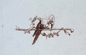 Rysunek z notatnika Michaela Faradaya (pióro i atrament na papierze) autorstwa Michael Faraday
