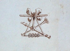 Rysunek z notatnika Michaela Faradaya (pióro i atrament na papierze) autorstwa Michael Faraday