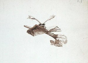 Rysunek z notatnika Michaela Faradaya (pióro i atrament na papierze) autorstwa Michael Faraday