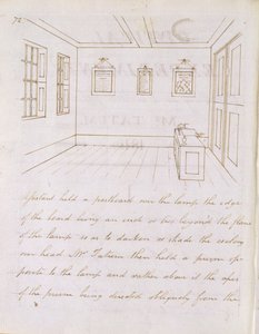 Sala wykładowa Johna Tatuma na Dorset Street, przy Fleet Street, 1810 (pióro i atrament na papierze)