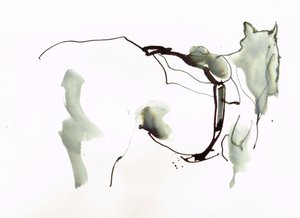 Bez tytułu, 2018 (akwarela na papierze) autorstwa Michael Frith