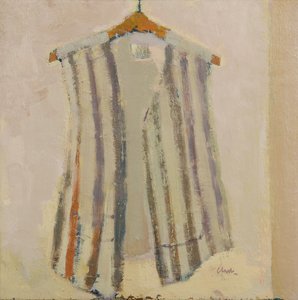 Włoska jedwabna kamizelka, 2017 (olej na płótnie) autorstwa Michael G. Clark