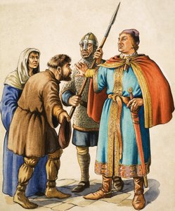 Henryk II wysłuchuje skarg pokornego poddanego