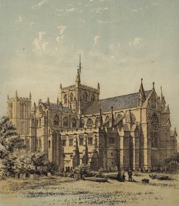 Katedra Ripon, Yorkshire (kolor lito)