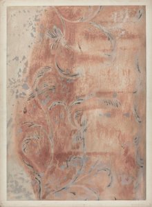 Fragment dekoracji ściennej, ok. 1930 r. 1940.