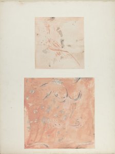 Fragment dekoracji ściennej, ok. 1930 r. 1940.