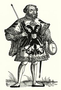 Niemiecki herold cesarski (rycina)