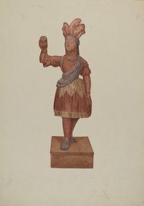 Sklep z cygarami Indian, ok. 1930 r. 1939.
