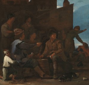 Gracze w karty autorstwa Michael Sweerts
