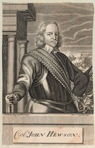 Pułkownik John Hewson, c.1647 (grawerowanie) autorstwa Michael Vandergucht