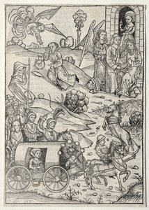 Der Schatzbehalter: Powrót Tobiasza do Tobiasza, Przybycie żony Tobiasza..., 1491.