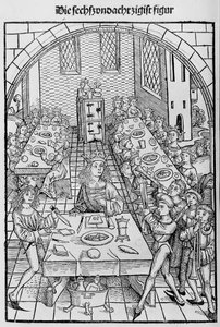 Skarbiec lub sanktuarium dóbr bogactwo zbawienia i wiecznego szczęścia, 1491. autorstwa Michael Wolgemut