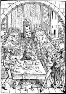 Ilustracja do książki Schatzkammer, 1490-1491 autorstwa Michael Wolgemut