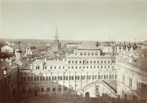 Fasada Pałacu Terem na Kremlu. Albumin Photo autorstwa Michaila Michailoicha Panova (1836-1894) autorstwa Michail Michailovich Panov
