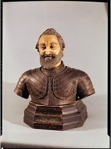Popiersie Henryka IV (1553-1610) (wosk i kamień)