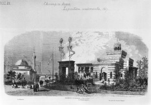 Sekcja zagraniczna i wschodnia Wystawy Powszechnej na Polach Marsowych w Paryżu, czerwiec 1867 r.