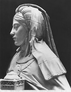 Nantes, katedra św. Piotra i Pawła, grób Franciszka II, księcia Bretanii i Małgorzaty z Foix, głowy Temperance, 1502-07 (odlew gipsowy z marmuru)