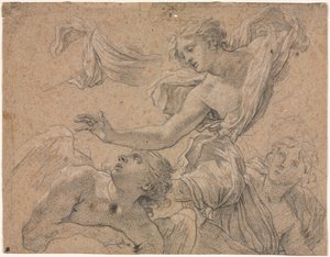 Studia Angels recto, Pantea przed Cyrusem, 1655-1660.