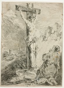 Chrystus na krzyżu autorstwa Michel Francois Dandre Bardon