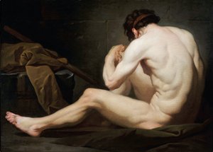 Akademia męska (olej na płótnie)