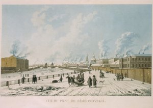 Most Siemionowski w Sankt Petersburgu, 1813