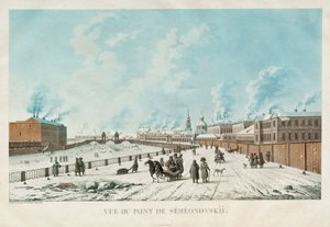 Most Siemionowski w Sankt Petersburgu, 1813