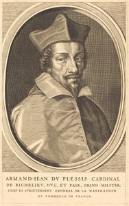 Armand Jean du Plessis, kardynał Richelieu autorstwa Michel Lasne