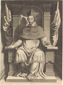 Armand Jean du Plessis, kardynał Richelieu autorstwa Michel Lasne