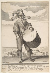 Perkusista, 1620-1667. autorstwa Michel Lasne