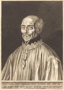 Etienne Binet autorstwa Michel Lasne after Charles Le Brun