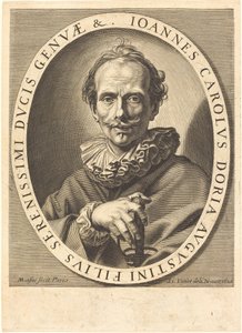Jean Charles Doria autorstwa Michel Lasne after Simon Vouet