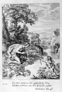 Narcyz zakochany we własnym odbiciu, 1655