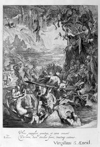 Scena piekła, 1655 autorstwa Michel de Marolles