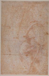 Badania rysunkowe autorstwa Michelangelo (after) Buonarroti