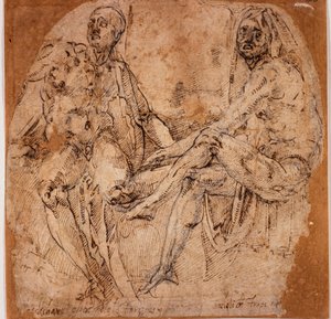 Studia aktów autorstwa Michelangelo (after) Buonarroti