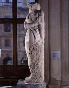 Więzień, znany jako Niewolnik Rebelii autorstwa Michelangelo Buonarroti