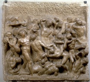 Bitwa centaurów autorstwa Michelangelo Buonarroti