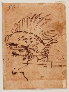 Głowa z grzebieniem autorstwa Michelangelo Buonarroti