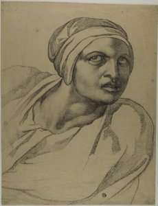 Rysunek w połowie długości autorstwa Michelangelo Buonarroti