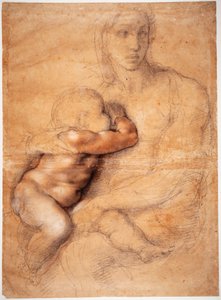 Madonna z Dzieciątkiem autorstwa Michelangelo Buonarroti