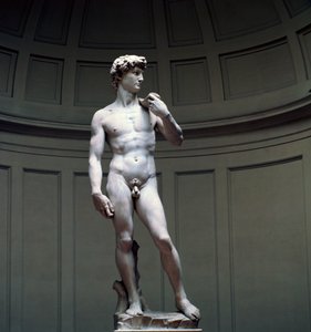 Dawid Michała Anioła, XVI wiek autorstwa Michelangelo Buonarroti