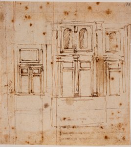 Prospekty ścienne dla kaplicy Laurentian autorstwa Michelangelo Buonarroti