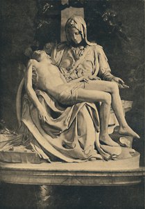 Roma - Bazylika św. Piotra. Pieta Michała Anioła, 1910 autorstwa Michelangelo Buonarroti