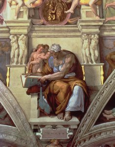 Sufit Kaplicy Sykstyńskiej: Cumaean Sibyl autorstwa Michelangelo Buonarroti
