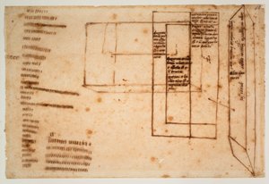 Szkice marmurowych bloków do grobowca Juliusza II autorstwa Michelangelo Buonarroti