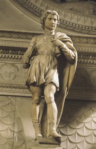 Św. Proculus, autorstwa Michała Anioła (1475-1564), kościół San Domenico w Bolonii, Emilia Romagna autorstwa Michelangelo Buonarroti