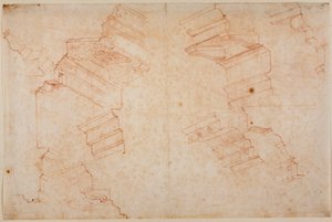 Badania zabytków rzymskich autorstwa Michelangelo Buonarroti