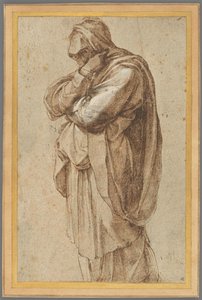 Studium kobiety w żałobie autorstwa Michelangelo Buonarroti