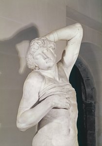 Umierający niewolnik, 1513-15 autorstwa Michelangelo Buonarroti