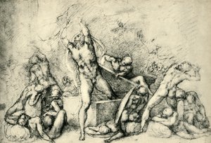 Zmartwychwstanie, ok. 1532, 1943. autorstwa Michelangelo Buonarroti